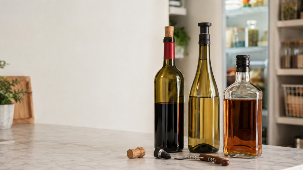 Kaip laikyti atidarytą alkoholį